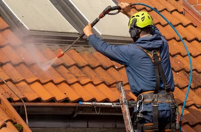 Démoussage et hydrofuge de toiture à Tancarville